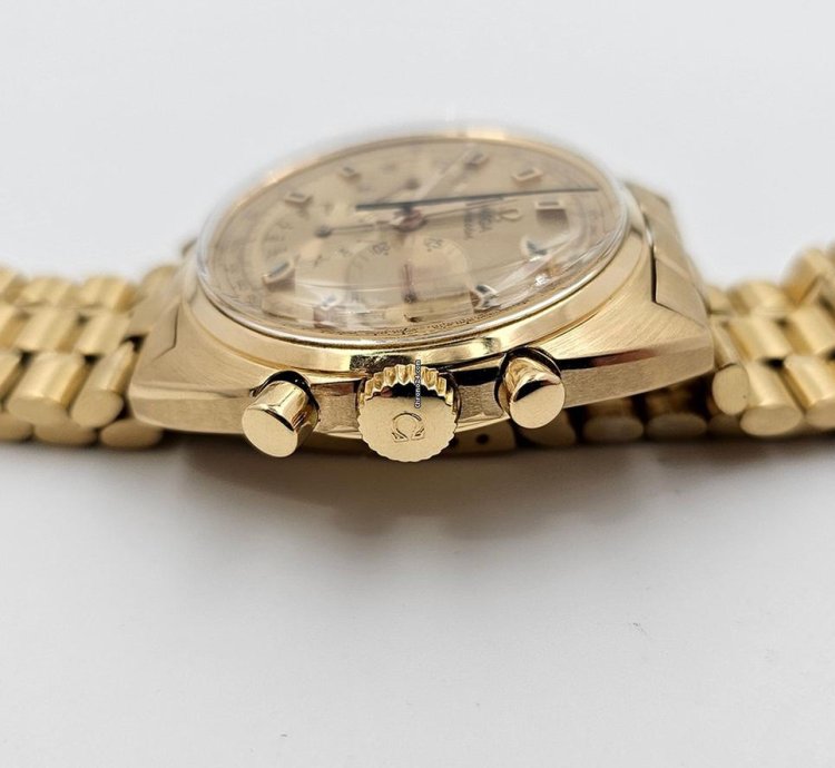 Omega Seamaster Chrono 18k Gold Top Condition 321