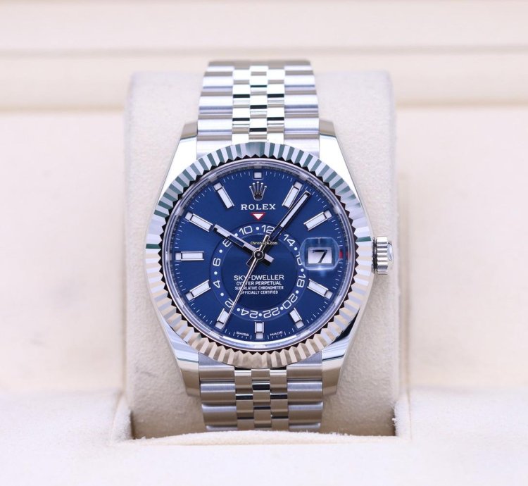 Rolex Sky-dweller 336934 Jubilee Blau 2024 Neu Full Set