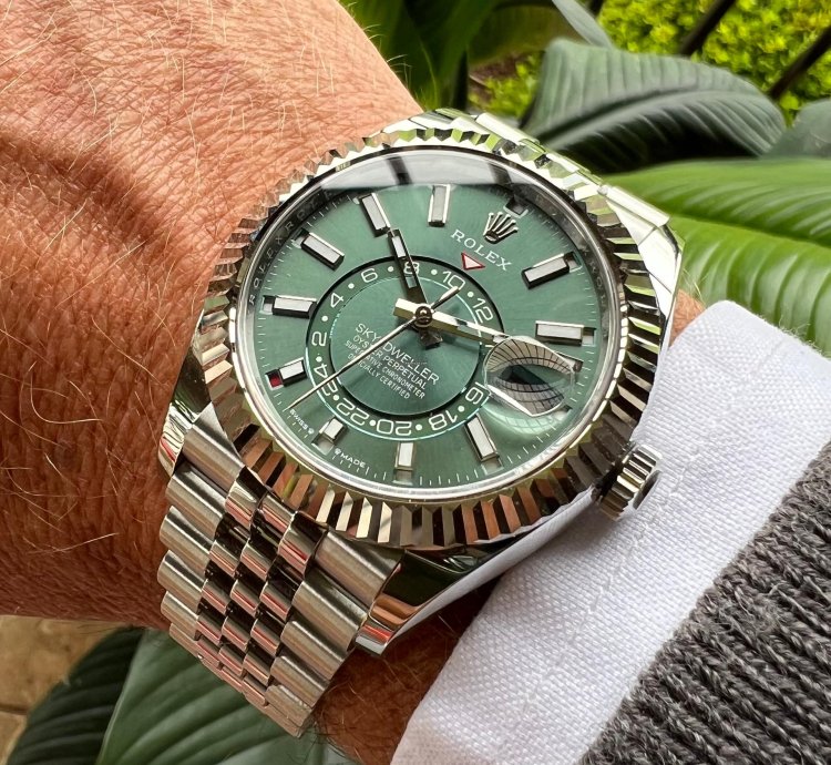 Rolex Sky-dweller 336934 Mint Green Jubilee