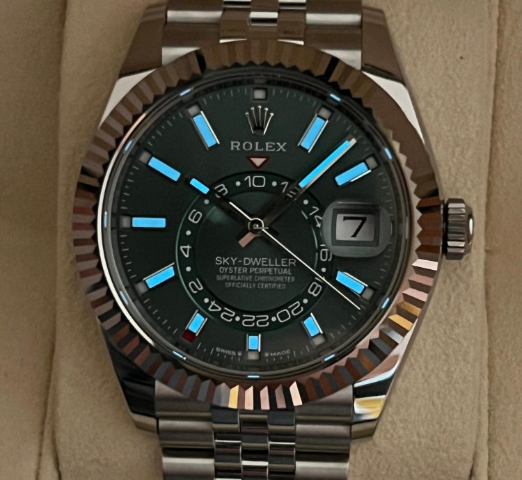 Rolex Sky-dweller 336934 Mint Green Jubilee