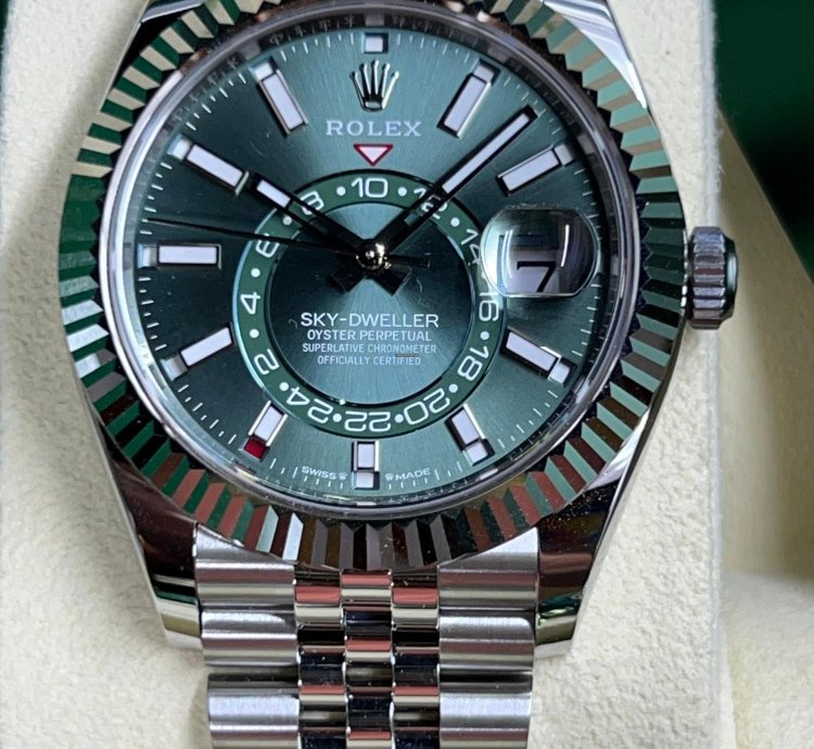 Rolex Sky-dweller 336934 Mint Green Jubilee