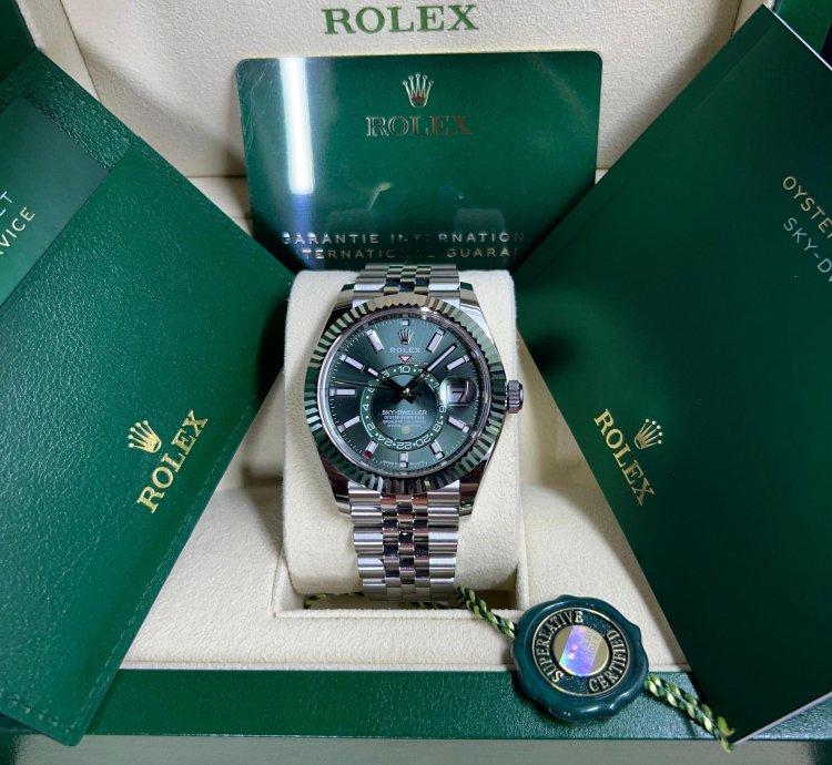 Rolex Sky-dweller 336934 Mint Green Jubilee