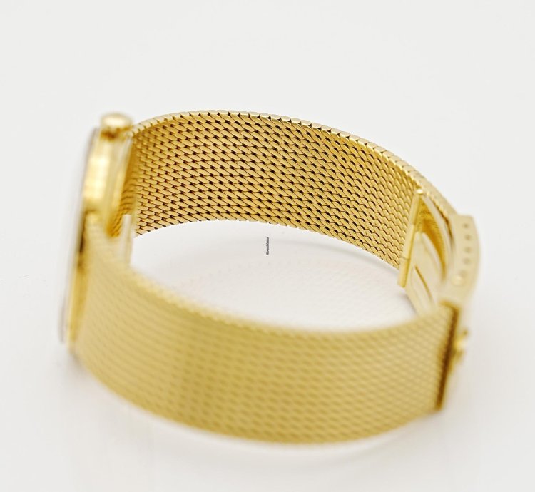 Omega Seamaster Deville De Ville 18k Gelbgold 35mm New Service