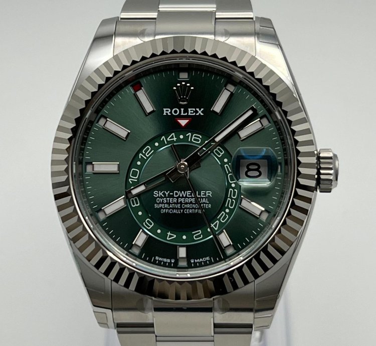Rolex Sky-dweller 336934 Stainless Steel Green Dial 2024