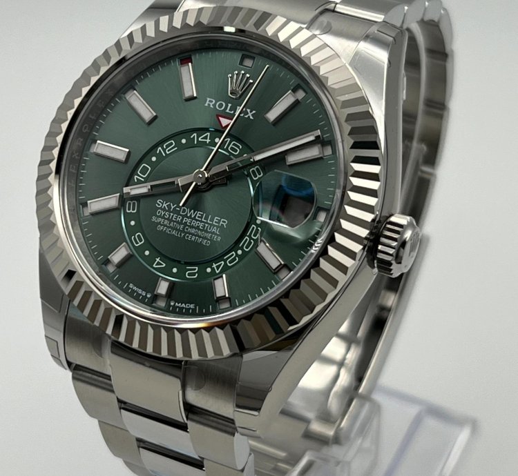 Rolex Sky-dweller 336934 Stainless Steel Green Dial 2024