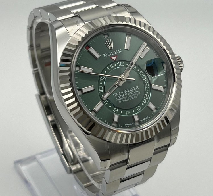 Rolex Sky-dweller 336934 Stainless Steel Green Dial 2024