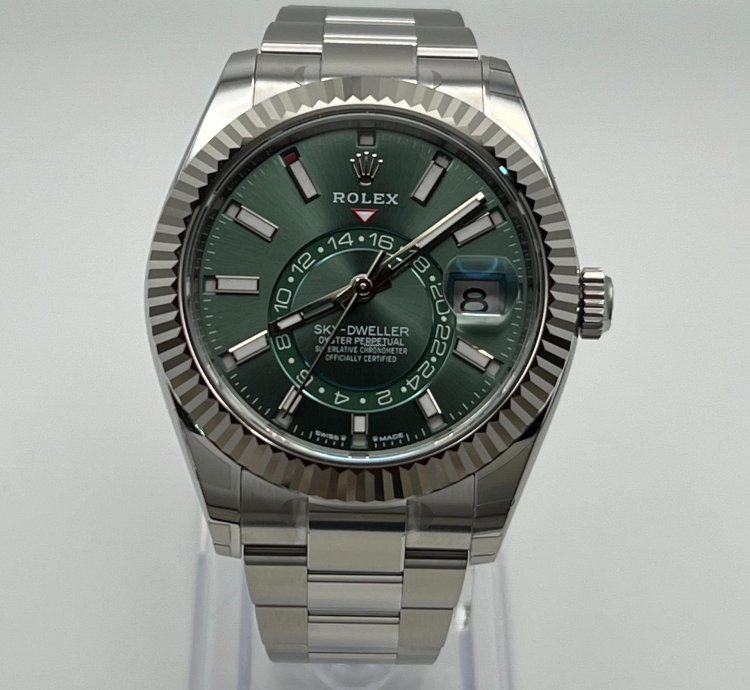 Rolex Sky-dweller 336934 Stainless Steel Green Dial 2024