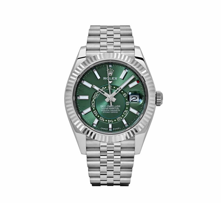 Rolex Sky-dweller 336934 Stainless Steel Green Dial Jubilee 2025