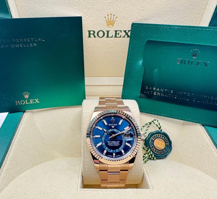 Rolex Sky-dweller 336935 Bleu Dial 02-2025 New