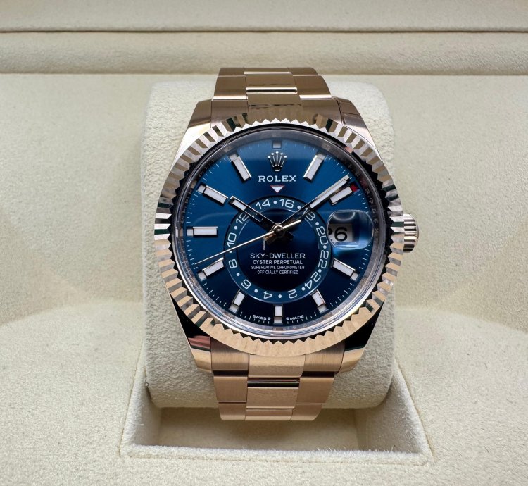 Rolex Sky-dweller 336935 Bleu Dial 02-2025 New