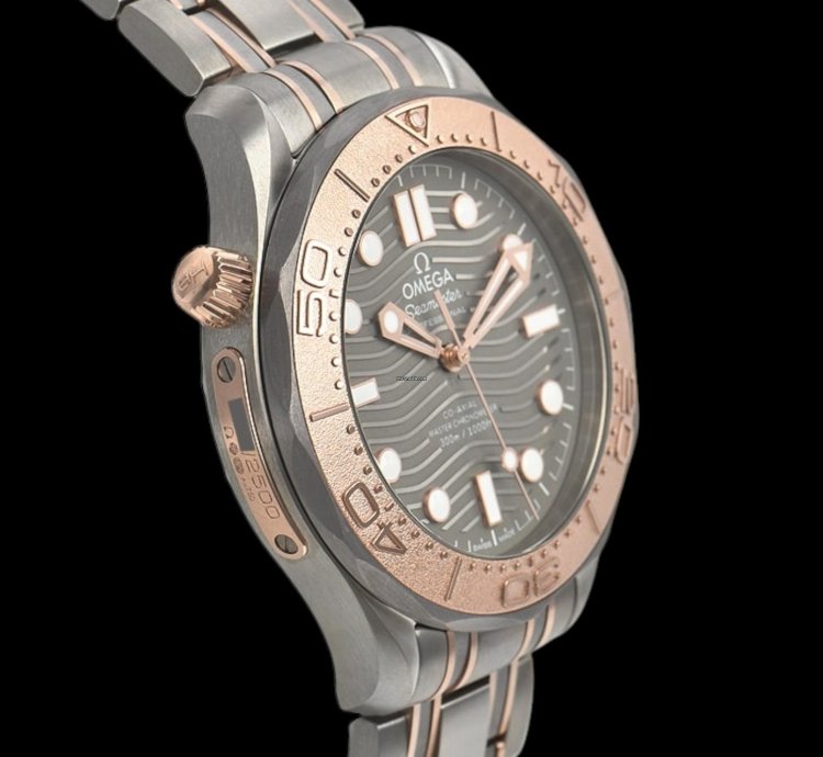 Omega Seamaster Diver 300 25th Anniversary 300m Titanium Rose Gold Limited