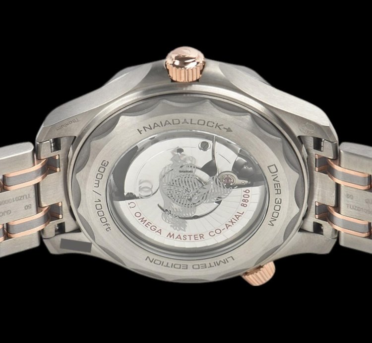 Omega Seamaster Diver 300 25th Anniversary 300m Titanium Rose Gold Limited