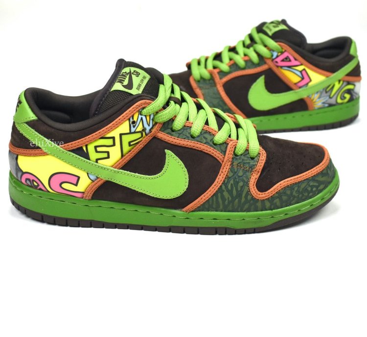 2015 Nike Dunk Low Premium Sb De La Soul Qs