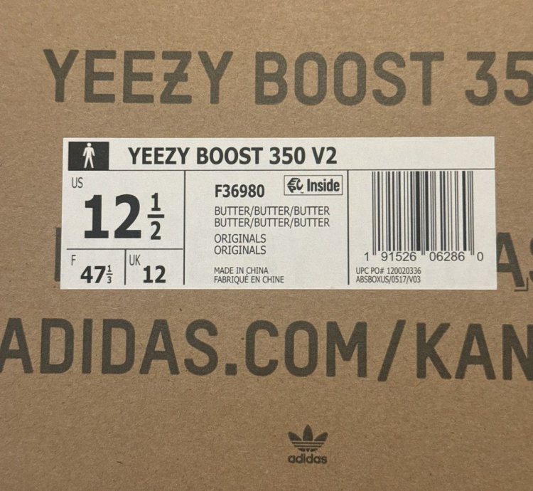 Yeezy Boost 350 V2 F36980 Butter