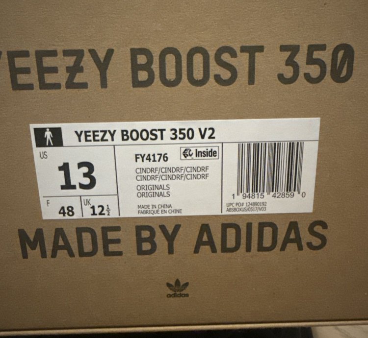 Yeezy Boost 350 V2 Fy4176 Cinder Reflective