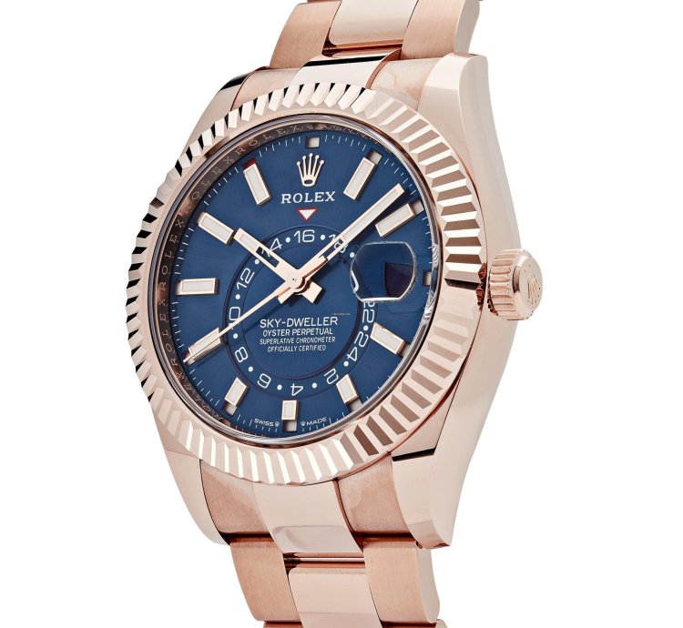 Rolex Sky-dweller 336935 Rose Gold Blue Dial