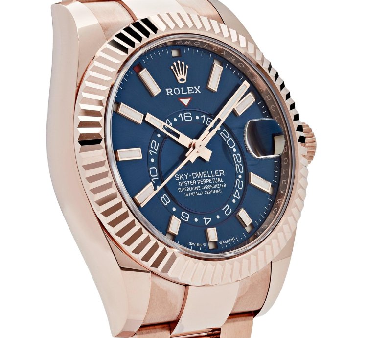 Rolex Sky-dweller 336935 Rose Gold Blue Dial