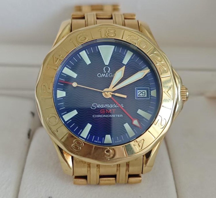 Omega Seamaster Diver 300 Gmt Full Gold Omega Watch