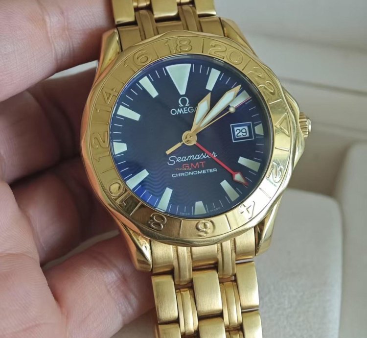 Omega Seamaster Diver 300 Gmt Full Gold Omega Watch