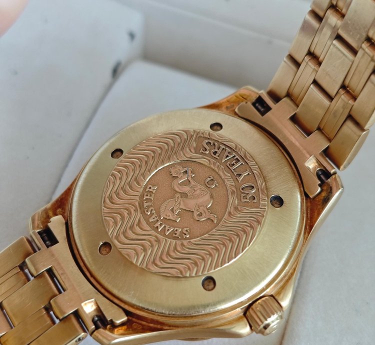 Omega Seamaster Diver 300 Gmt Full Gold Omega Watch