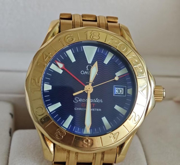 Omega Seamaster Diver 300 Gmt Full Gold Omega Watch