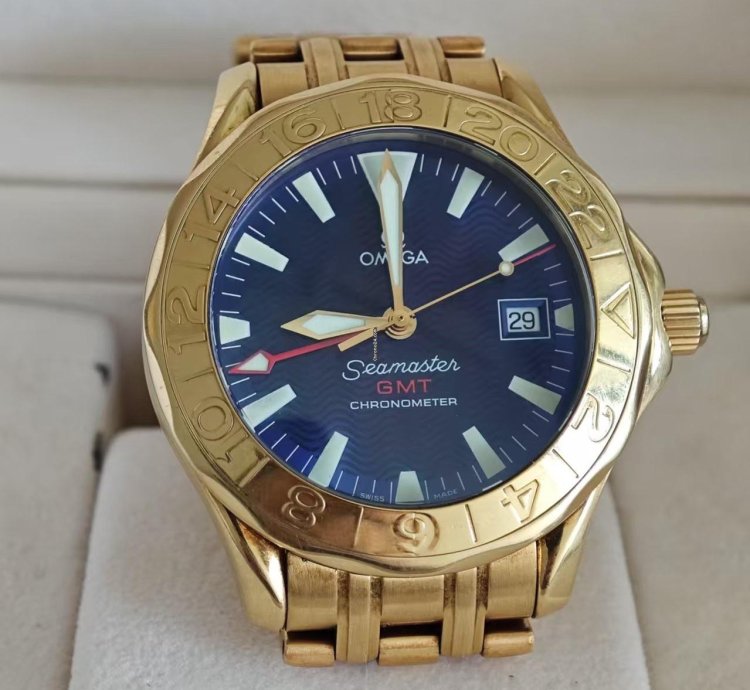 Omega Seamaster Diver 300 Gmt Full Gold Omega Watch