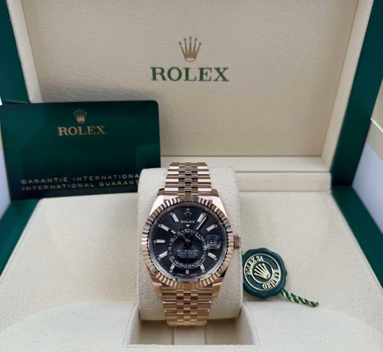 Rolex Sky-dweller 336935 Rose Gold Rhodium Dial Jubilee Bracelet Unworn 2024