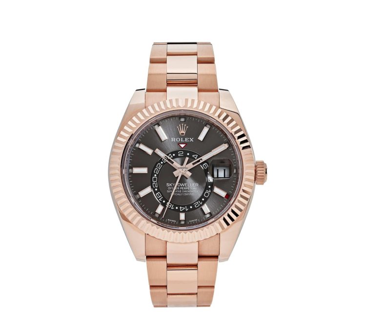 Rolex Sky-dweller 336935 Rose Gold Rhodium Slate Grey Dial 2024