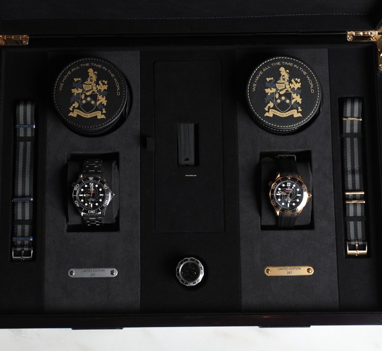Omega Seamaster Diver 300 James Bond Two-watch Set 50th Anniversary Limited Edition Of 257