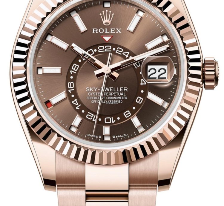 Rolex Sky-dweller 336935 Sky-dweller Stainless Steel Chocolat Dial Oyster Bracelet 42mm