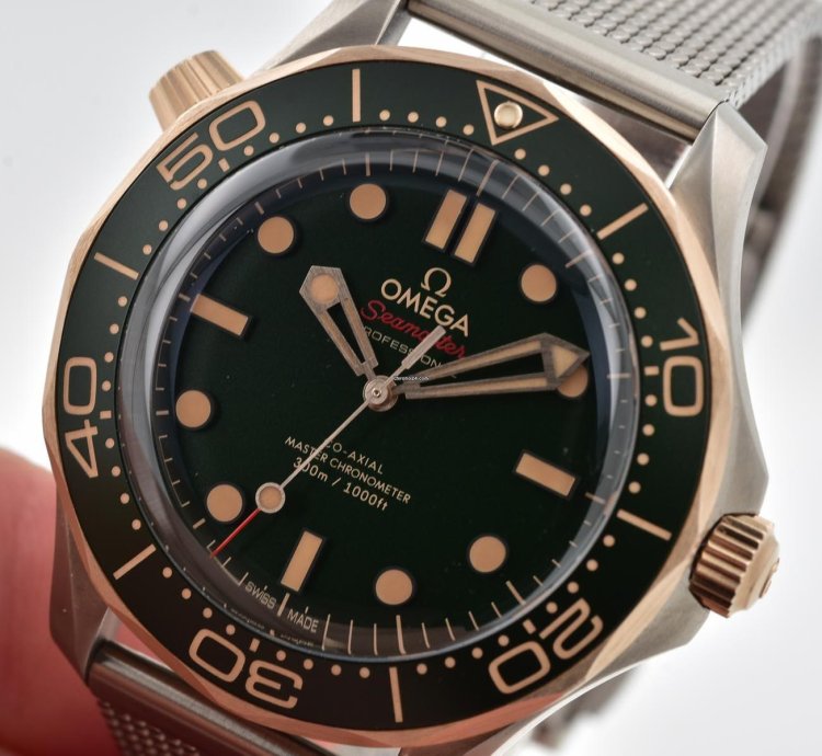 Omega Seamaster Diver 300 Professional 300 21090422010001 Titanium Bronze Gold