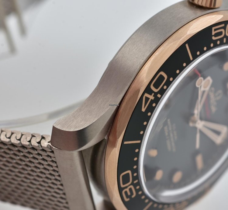 Omega Seamaster Diver 300 Professional 300 21090422010001 Titanium Bronze Gold