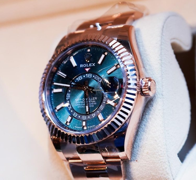 Rolex Sky-dweller 42 Blue Green Dial 336935-0001