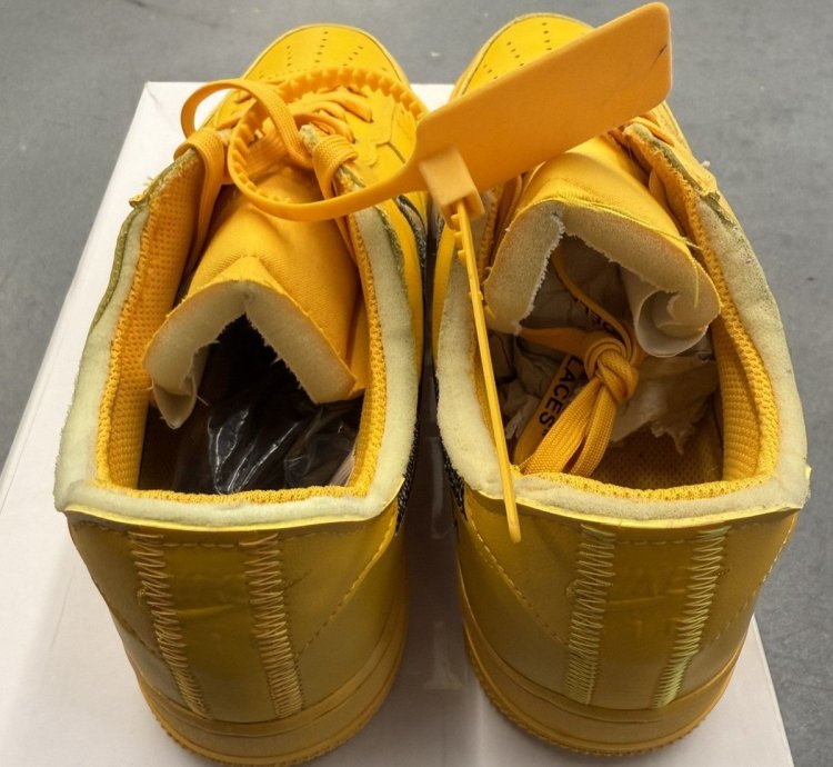 2022 Nike Air Force 1 Low Off-white Ica University Gold