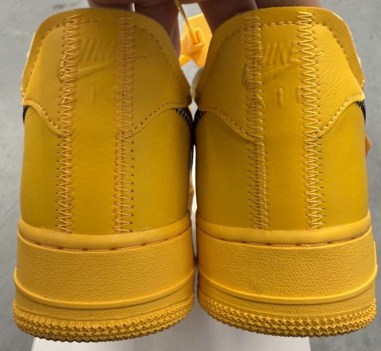 2022 Nike Air Force 1 Low Off-white Ica University Gold