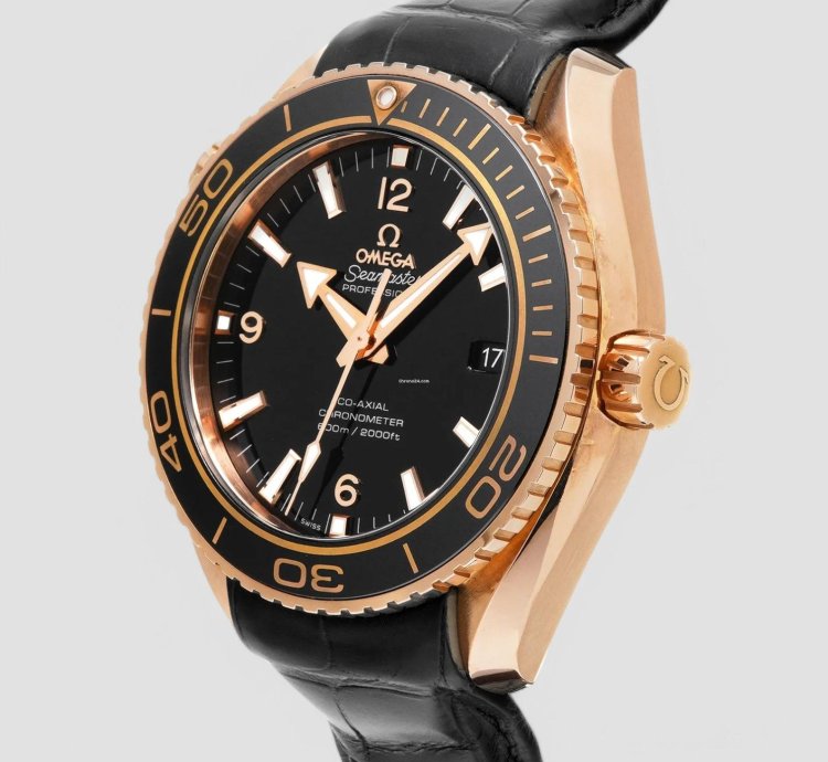 Omega Seamaster Planet Ocean 18k Rose Gold 46mm