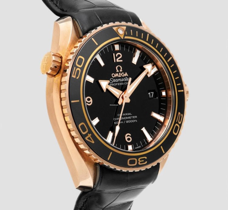 Omega Seamaster Planet Ocean 18k Rose Gold 46mm