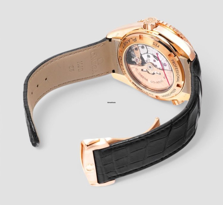Omega Seamaster Planet Ocean 18k Rose Gold 46mm