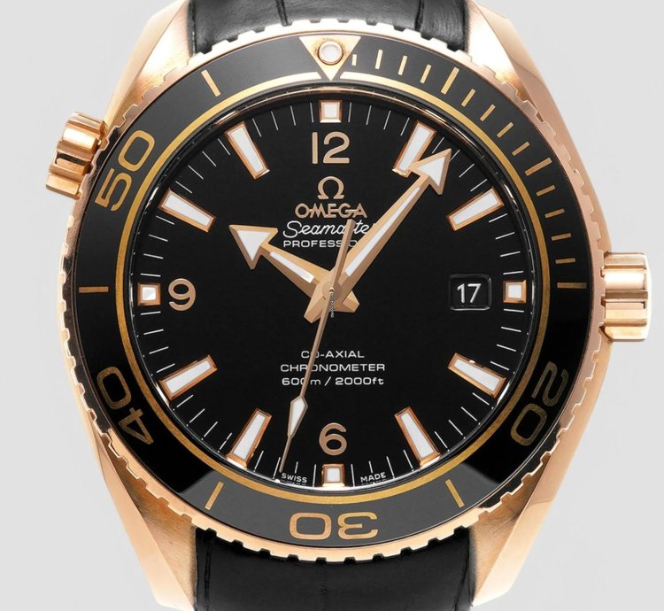 Omega Seamaster Planet Ocean 18k Rose Gold 46mm