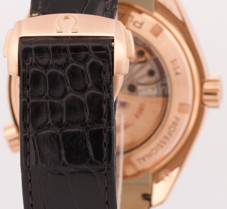 Omega Seamaster Planet Ocean 45 5mm Black 18k Gold 232 63 46 21 01 001 Watch Box