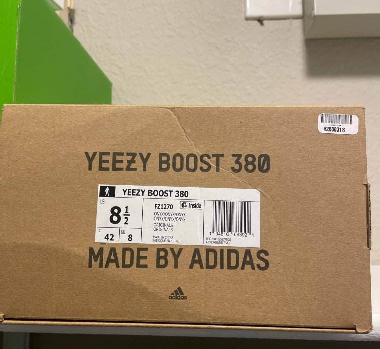Yeezy Boost 380 Onyx Non-reflective