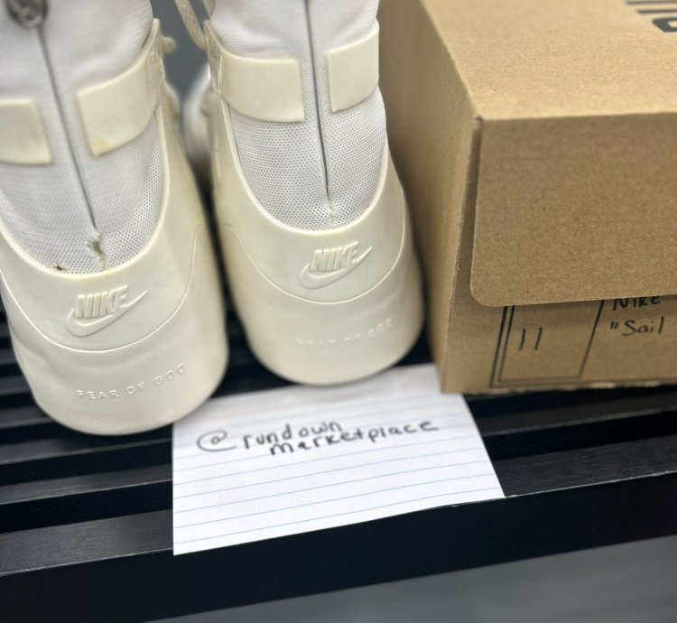 72705 Nike Fear Of God Sail Black
