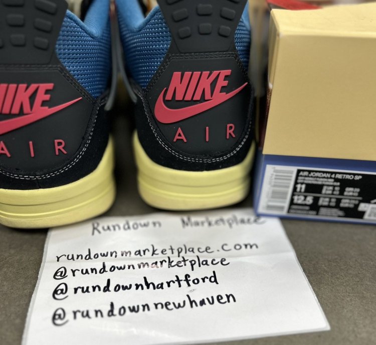 75302 Jordan 4 Retro Union Off Noir