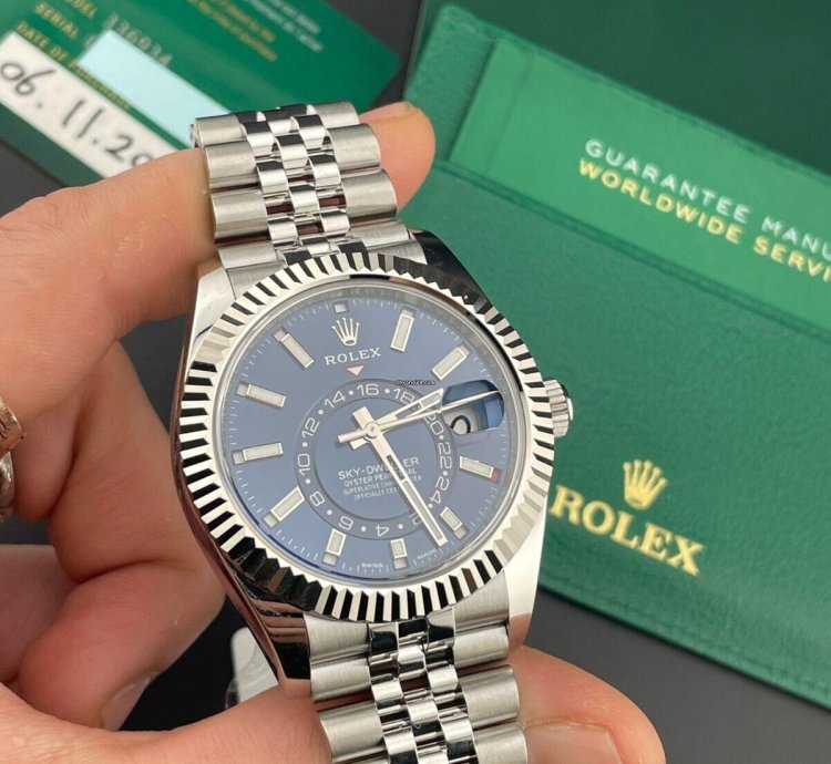 Rolex Sky-dweller 42mm Blue Dial