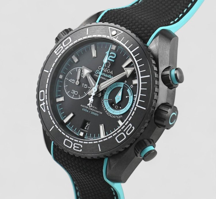 Omega Seamaster Planet Ocean Chronograph 600m Co-axial Master Chronometer Chronograph 45 5mm Mens Watch