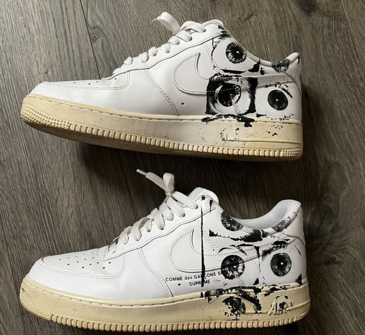 Air Force 1 Comme Des Garcon Eyes Supreme