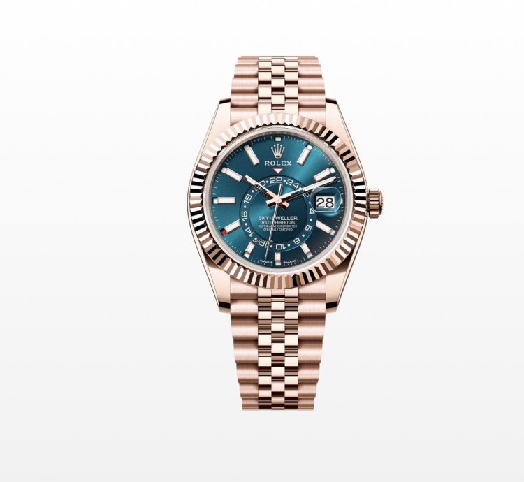 Rolex Sky-dweller 42mm Blue Dial Jubilee New Unworn 336935