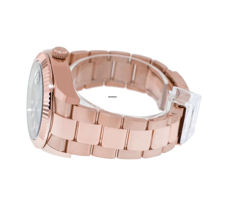 Rolex Sky-dweller 42mm Everose Gold Blue Index Dial Fluted Bezel 336935