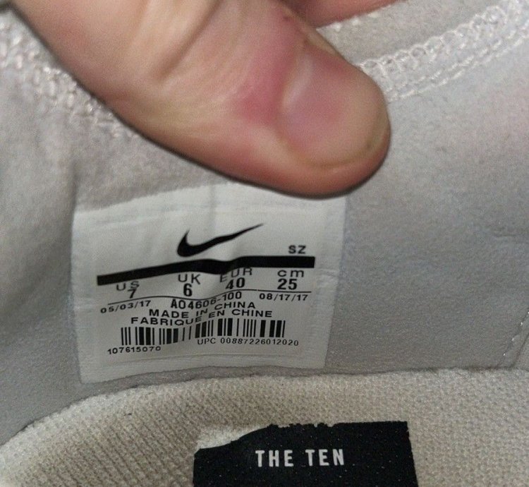 Air Force 1 Off White The Ten