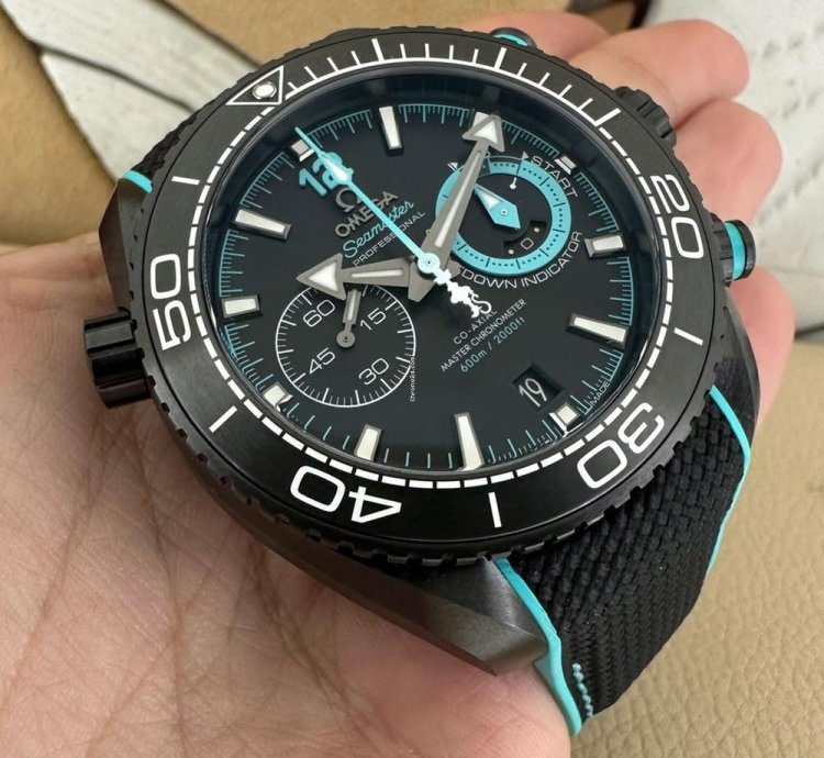 Omega Seamaster Planet Ocean Chronograph Etnz Deep Black 600m